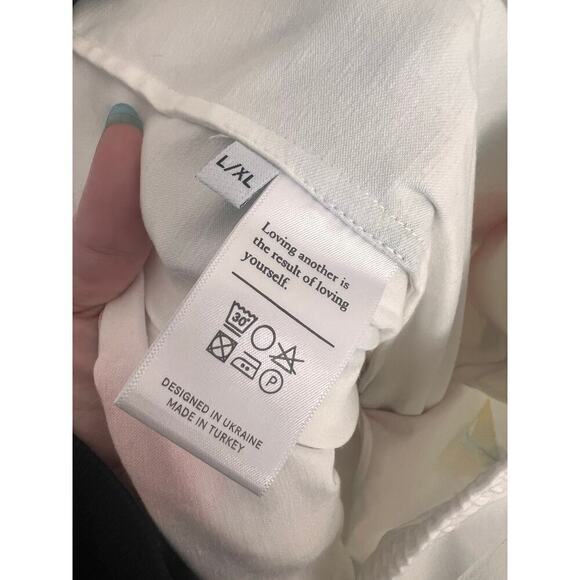 SLEEPER NWT Safari Flower Print Cargo Wide Leg Cotton Pants Women's Size L/XL - Picture 9 of 13